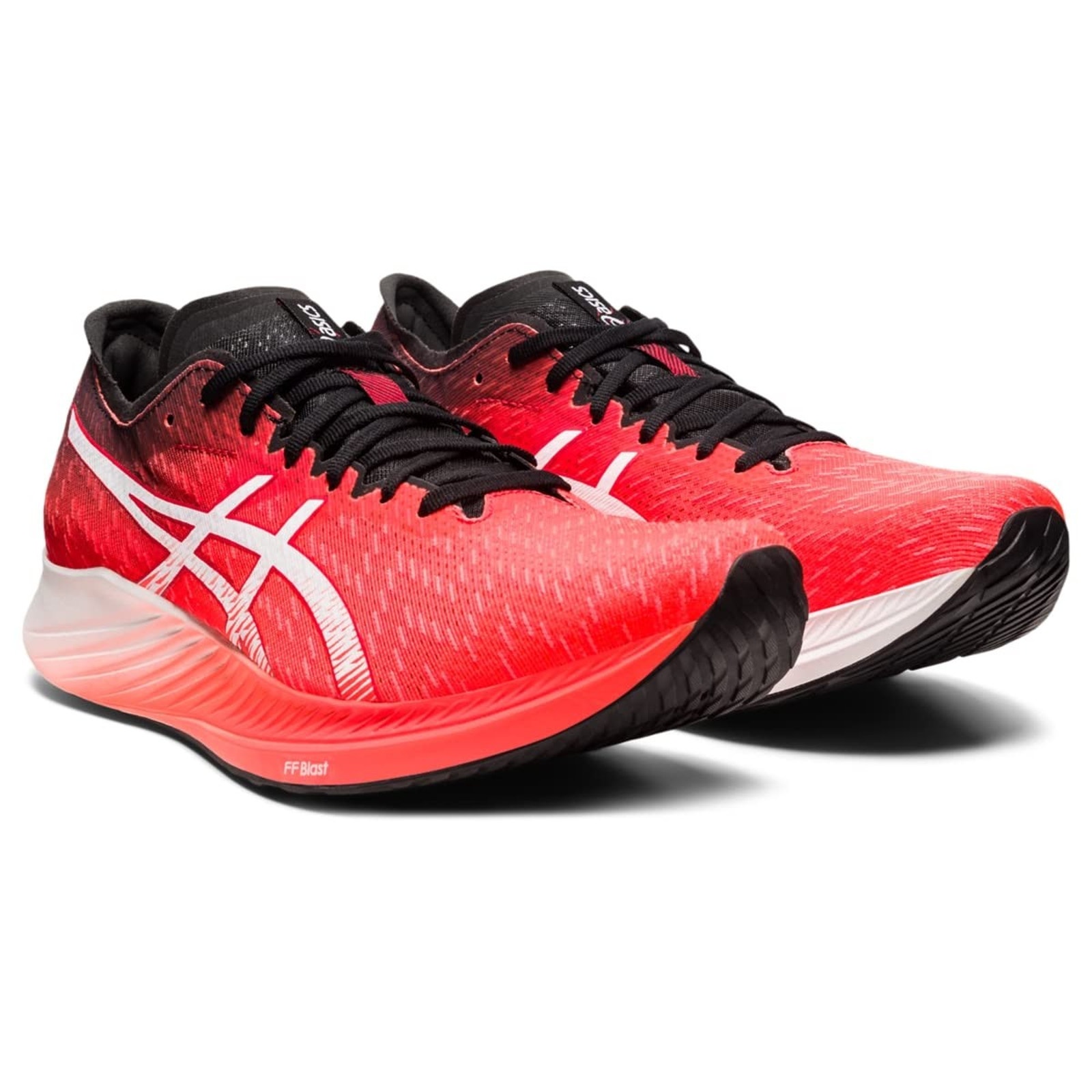 Asics Magic Speed Mens Sunrise Red White Running Shoes Sneakers Size 10.5 M